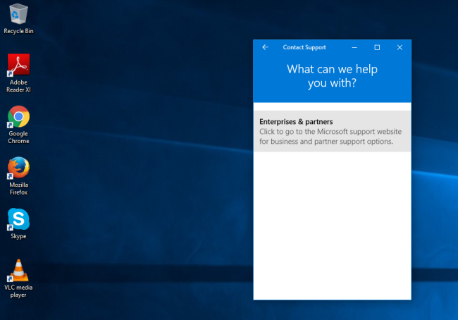 Features in Windows 10